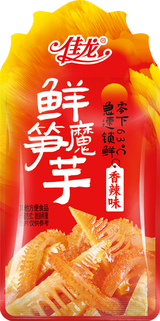  Konjac snack with fresh bamboo shoot -hot and Spicy flavor