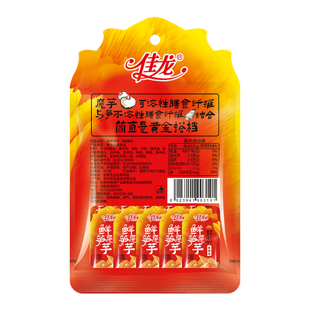 92g healthy Konjac Snack with Fresh Bamboo Shoot -Hot and Spicy Flavor
