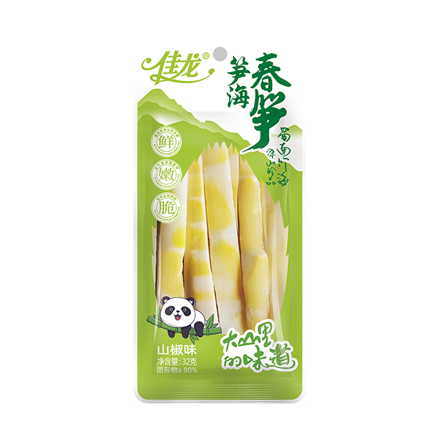 32g customized Crispy Bamboo Shoots-Pickled Pepper Flavor