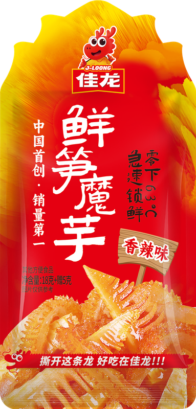 23g diet snackkonjac shuang Snack with Fresh Bamboo Shoot -Hot and Spicy Flavor